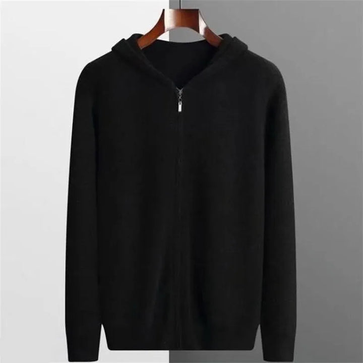 Henrik 100% Cashmere Zip-Up Hoodie