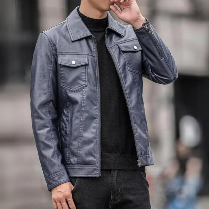 Estilo Premium Faux Leather Jacket