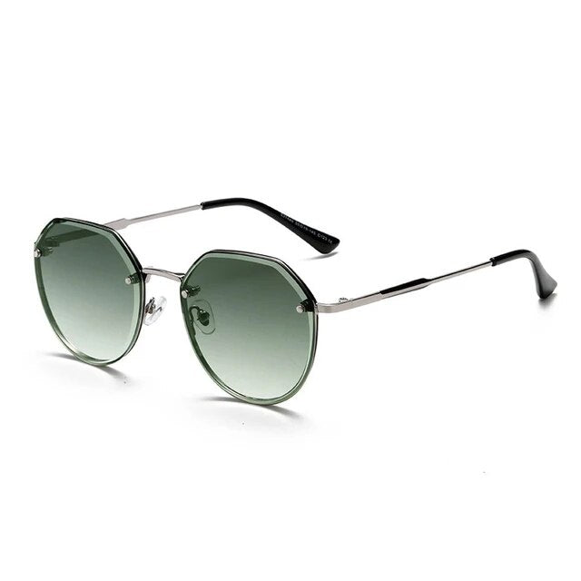 OptiLuxe™ Vintage Metal Sunglasses