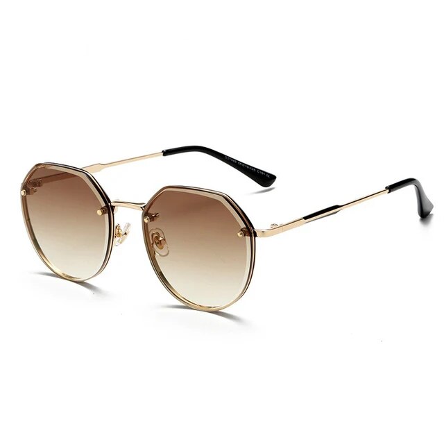 OptiLuxe™ Vintage Metal Sunglasses
