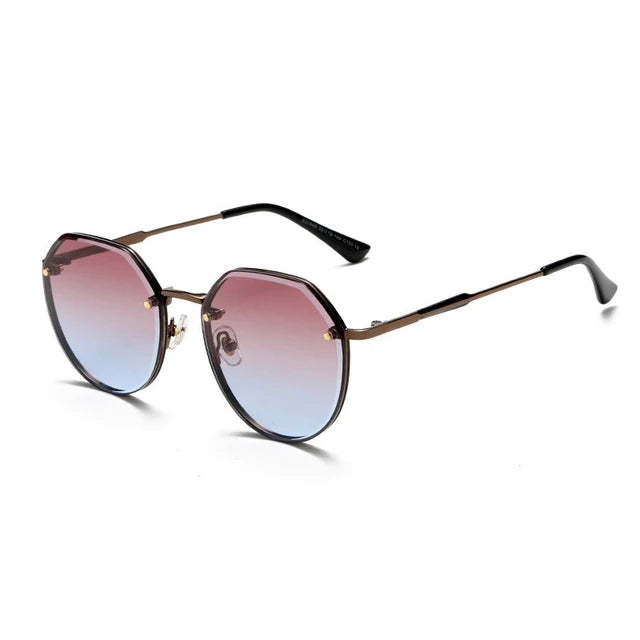 OptiLuxe™ Vintage Metal Sunglasses