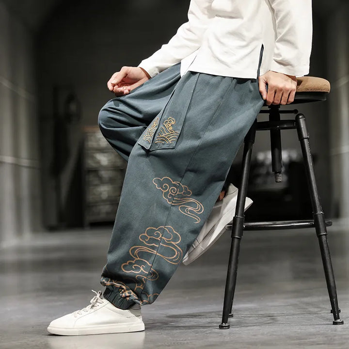 Taiji Cotton Linen Pants
