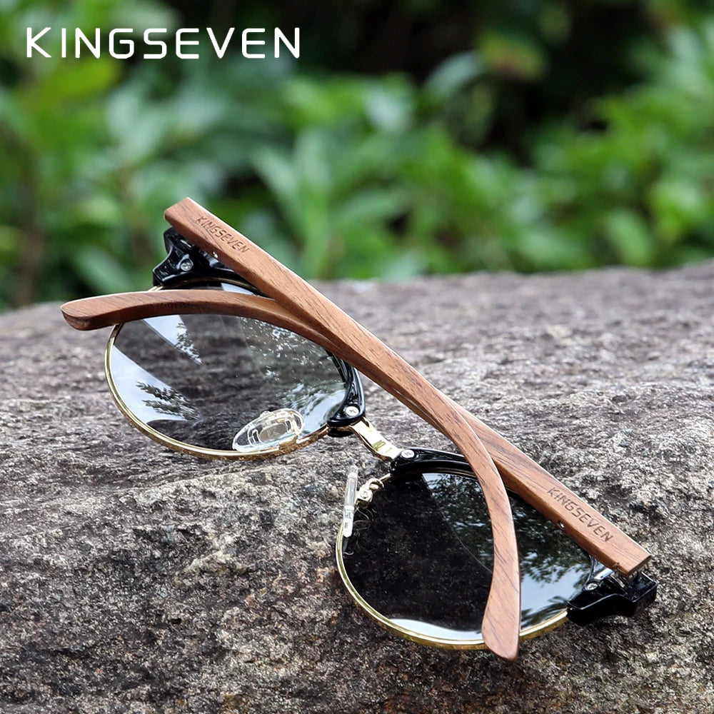 Kingseven™ Luxury Wood Sunglasses