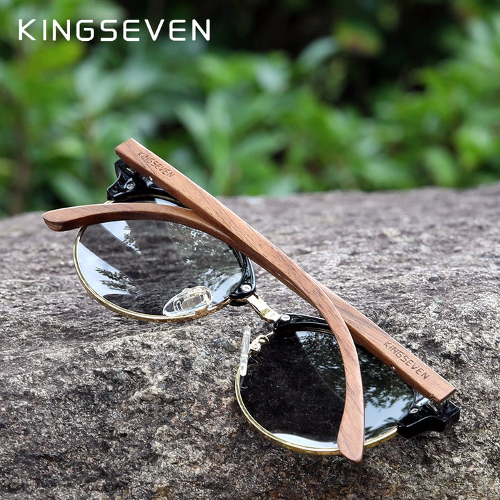 Kingseven™ Luxury Wood Sunglasses