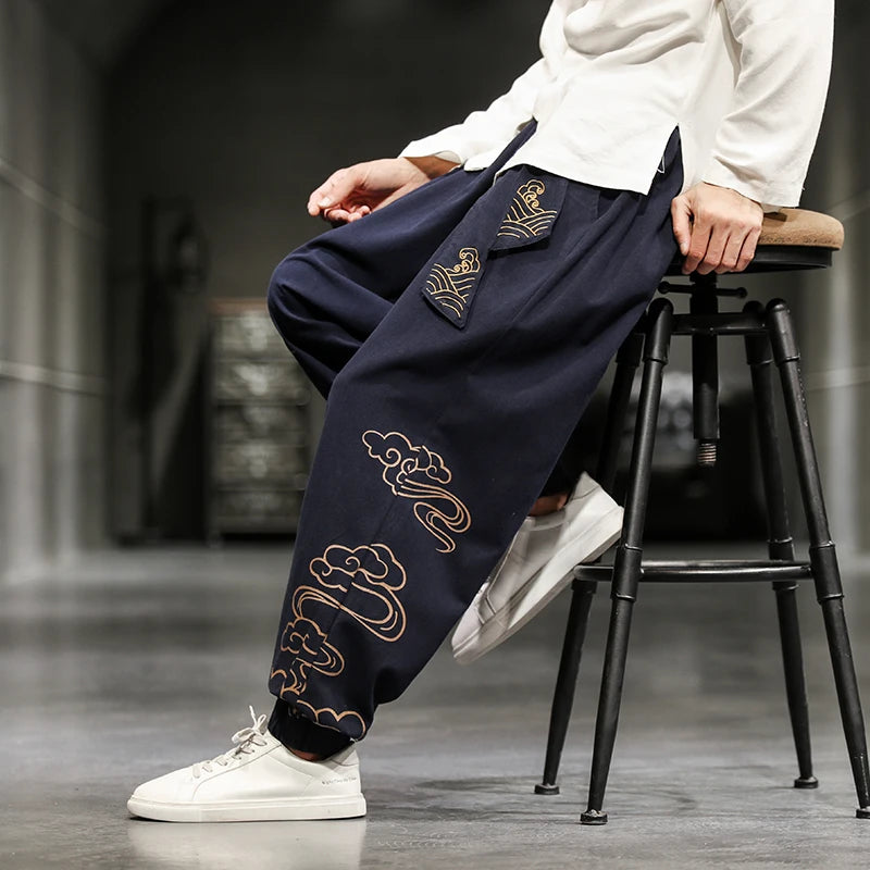Taiji Cotton Linen Pants