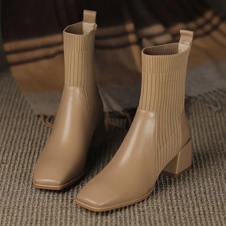 Vivique Knit Ankle Boots