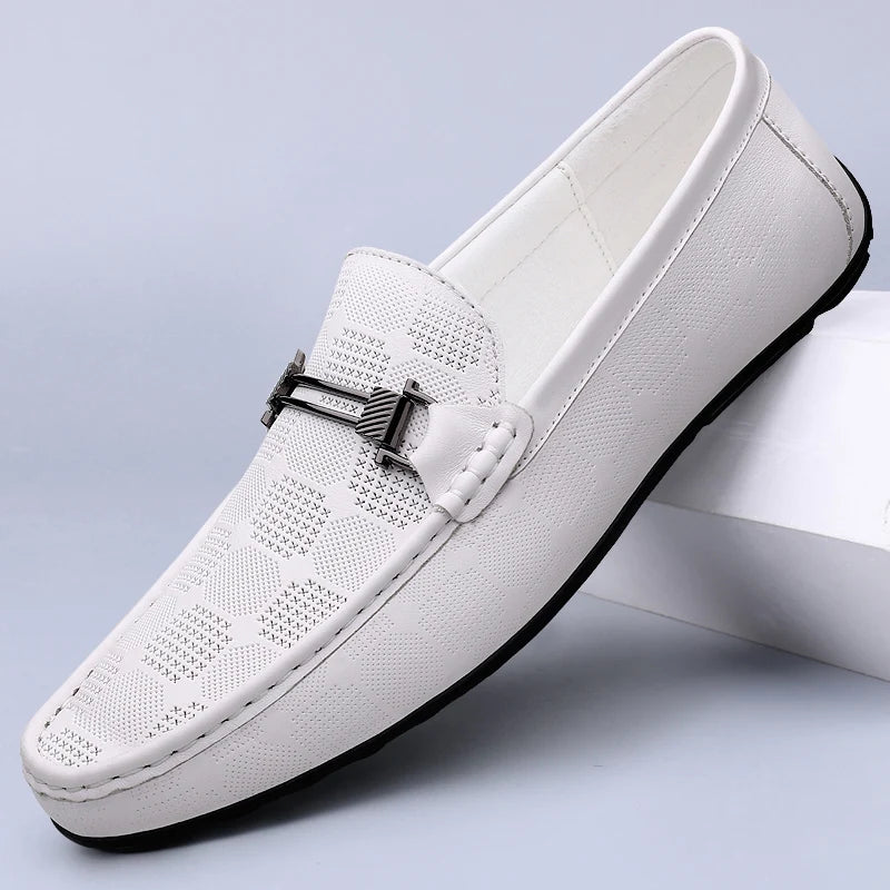 Fiori Genuine Leather Driver Shoes