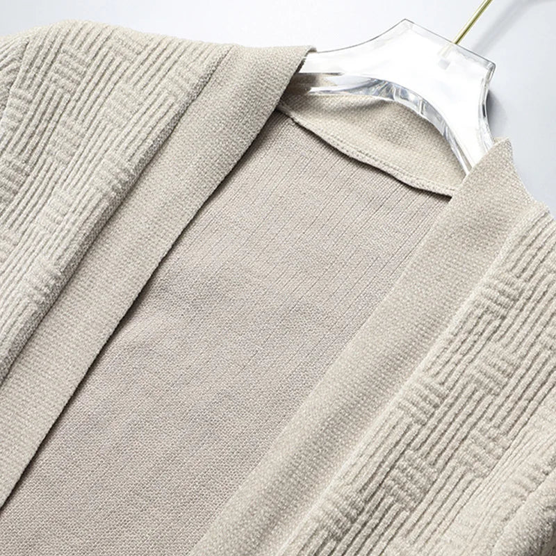 Enzo Wool Knit Cardigan