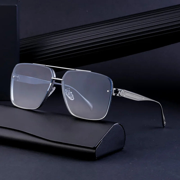 Bracciano Square Metal Sunglasses