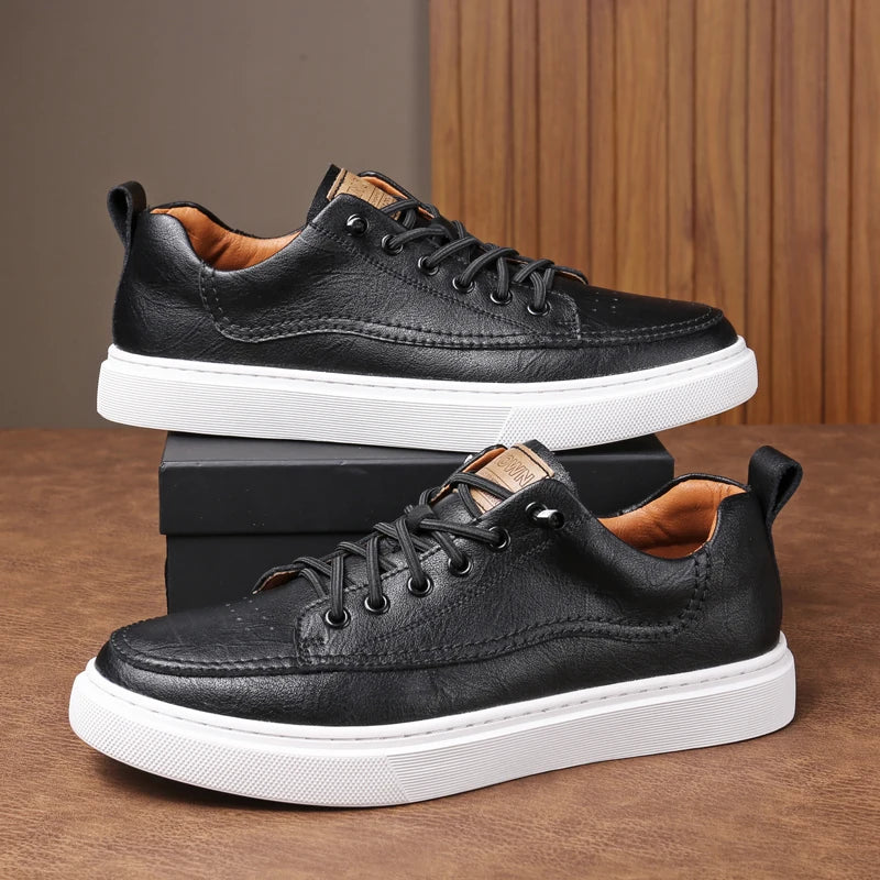 Aston Genuine Leather Sneakers