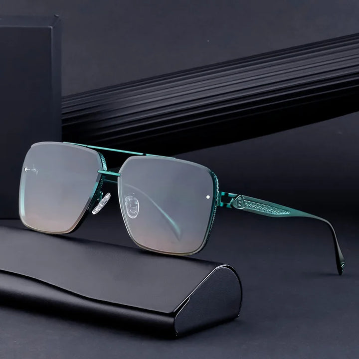 Bracciano Square Metal Sunglasses