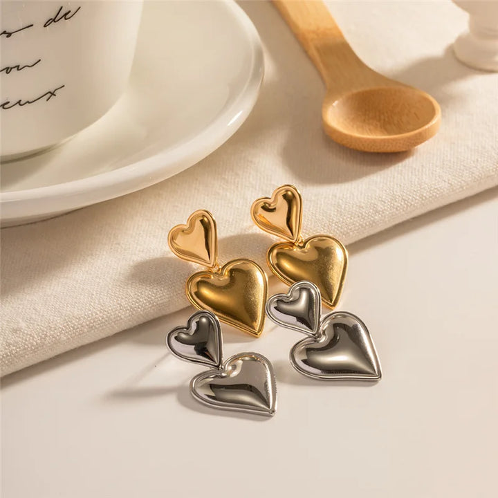 Elara Heart Earrings