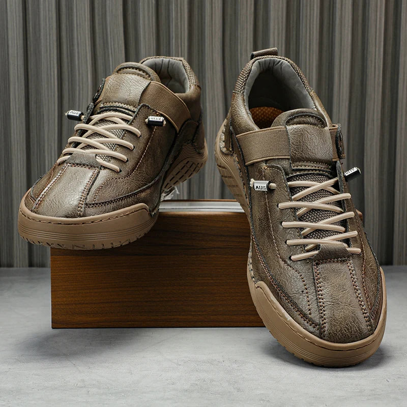 Enzo Genuine Leather Sneakers
