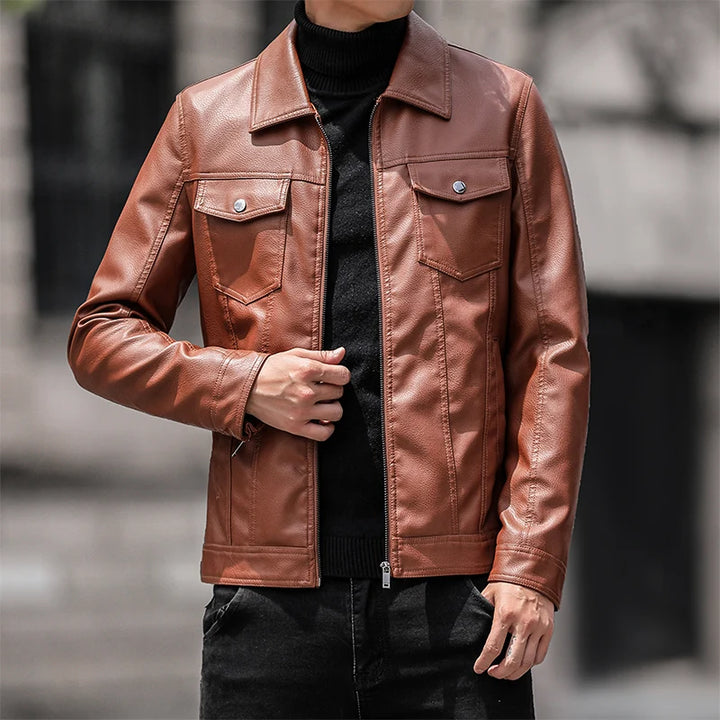 Estilo Premium Faux Leather Jacket