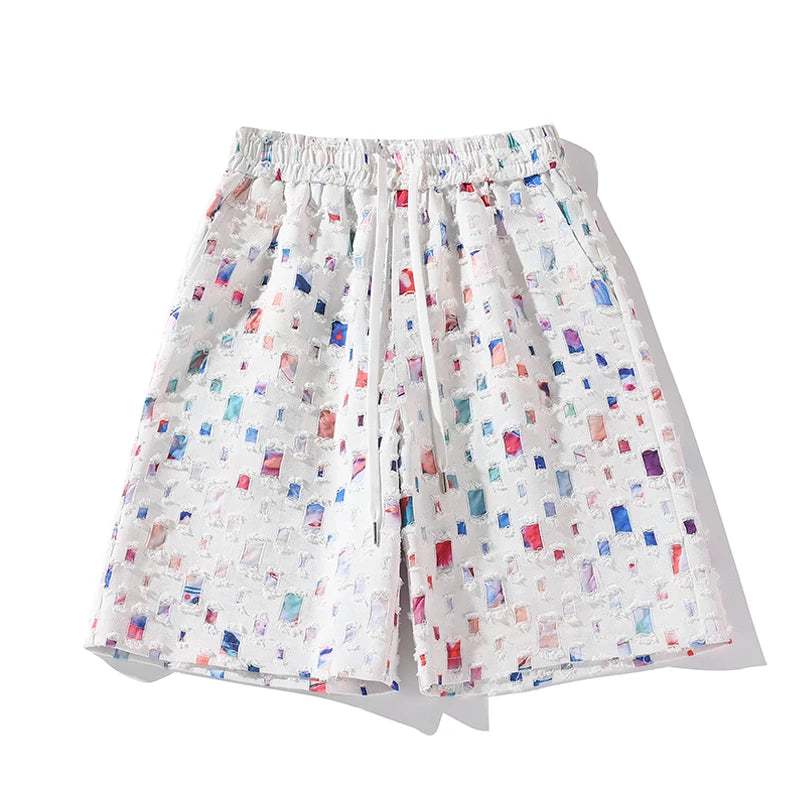 Fiore Frayed Denim Shorts