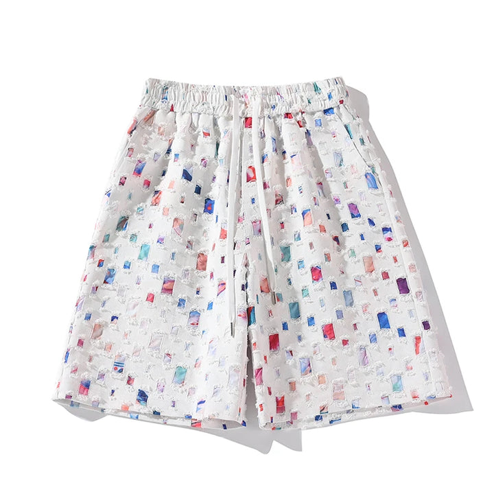 Fiore Frayed Denim Shorts