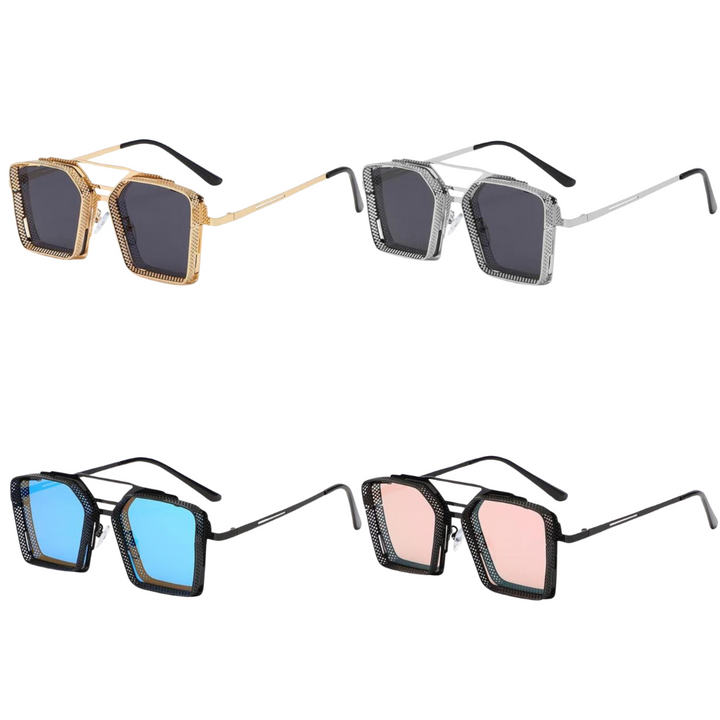 OptiLuxe™ Retro Steampunk Sunglasses