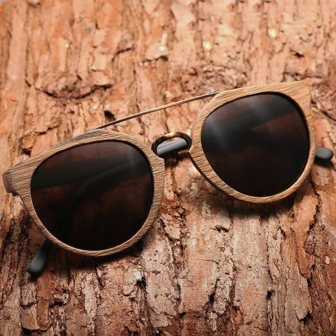 Paolo Vintage Wooden Sunglasses