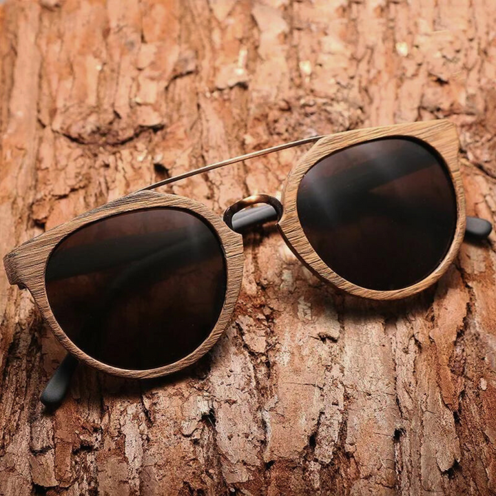 Paolo Vintage Wooden Sunglasses