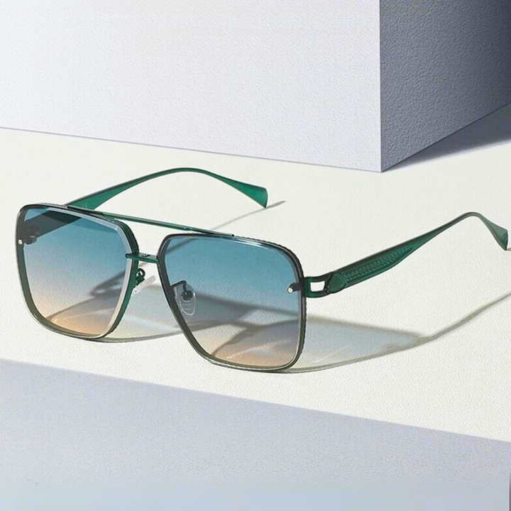 Bracciano Square Metal Sunglasses